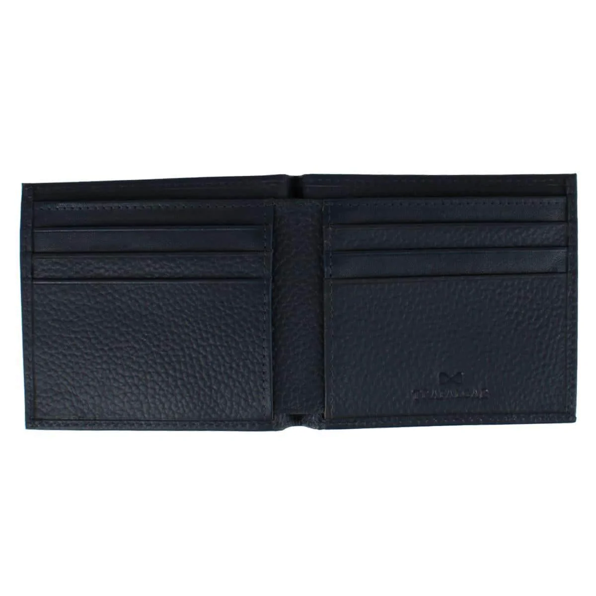Pierce Pebble Grain Classic Leather Bi-Fold Wallet - Image 5