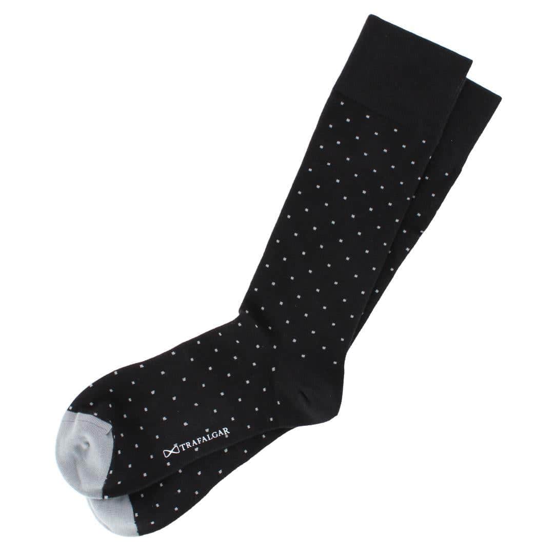 Pierre Polka Dot Mid-Calf Pima Cotton Socks (1 Pair) - Image 5