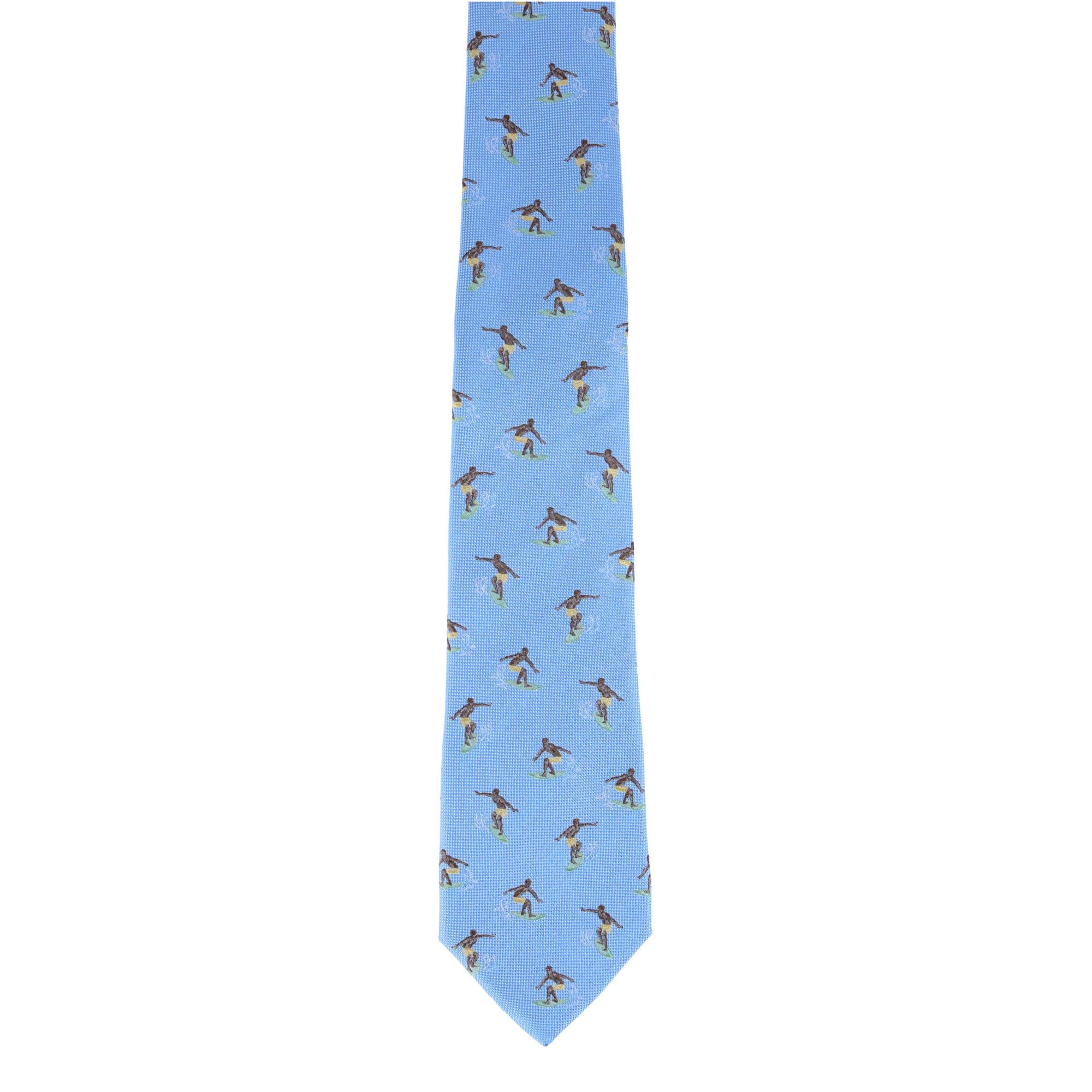 Raglan Surfing Novelty Silk Necktie - Image 3