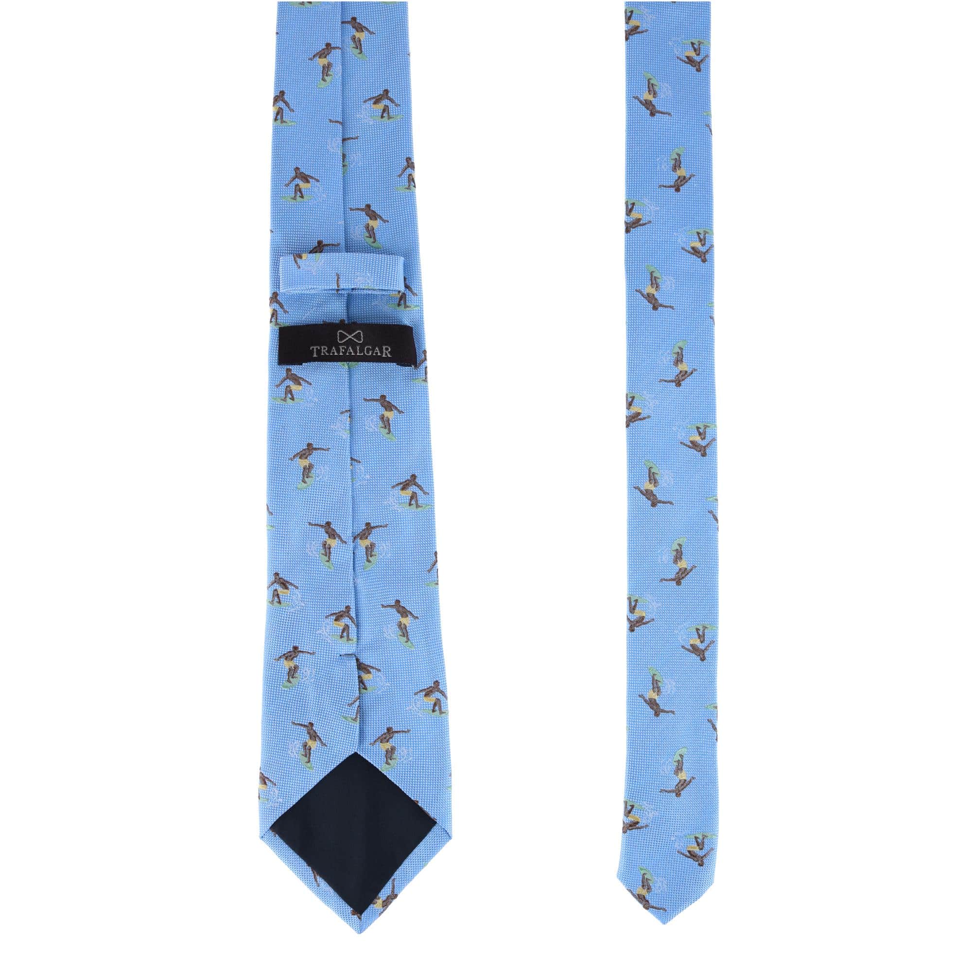 Raglan Surfing Novelty Silk Necktie - Image 4