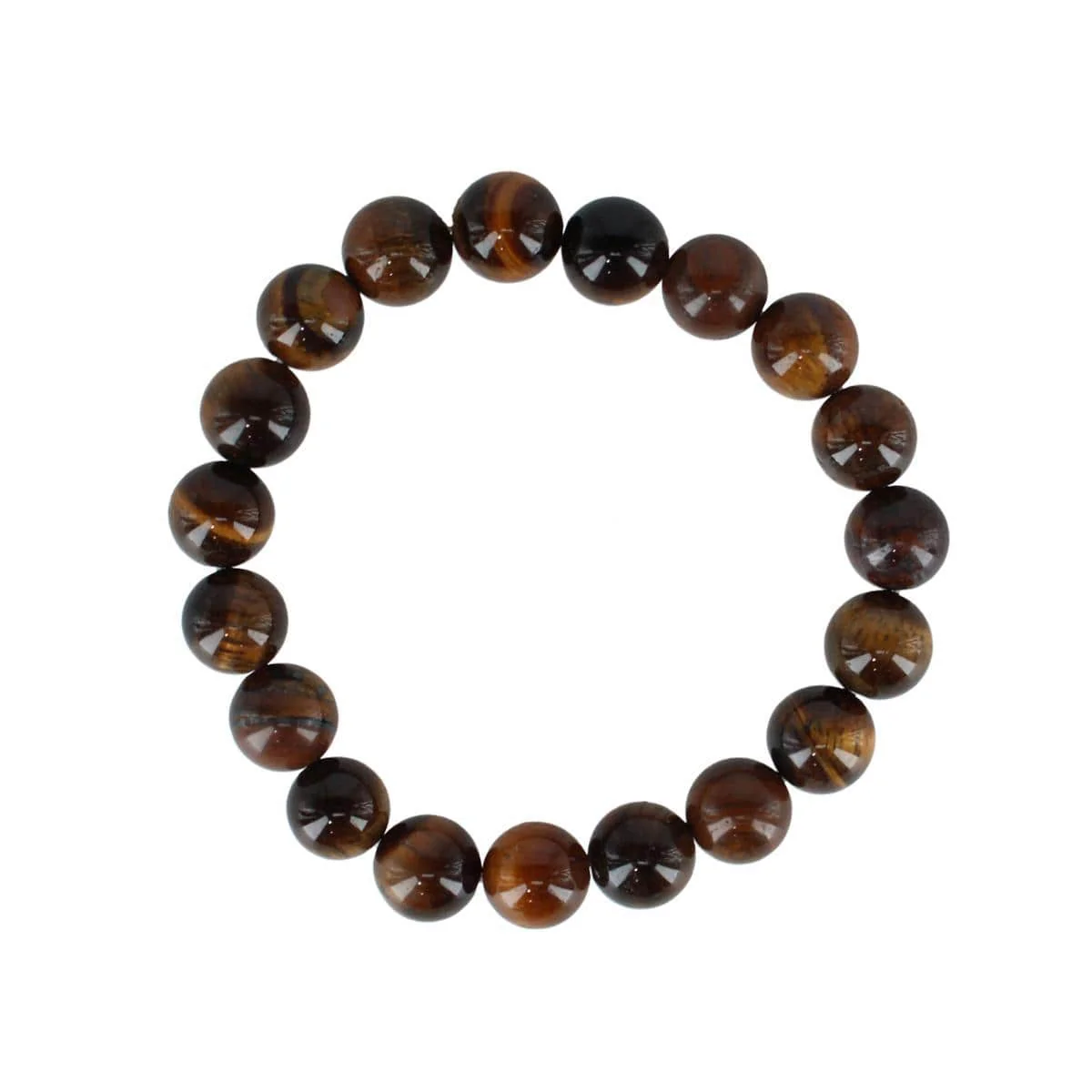 Raja Tiger Eye Stretch Beaded Bracelet - Image 3