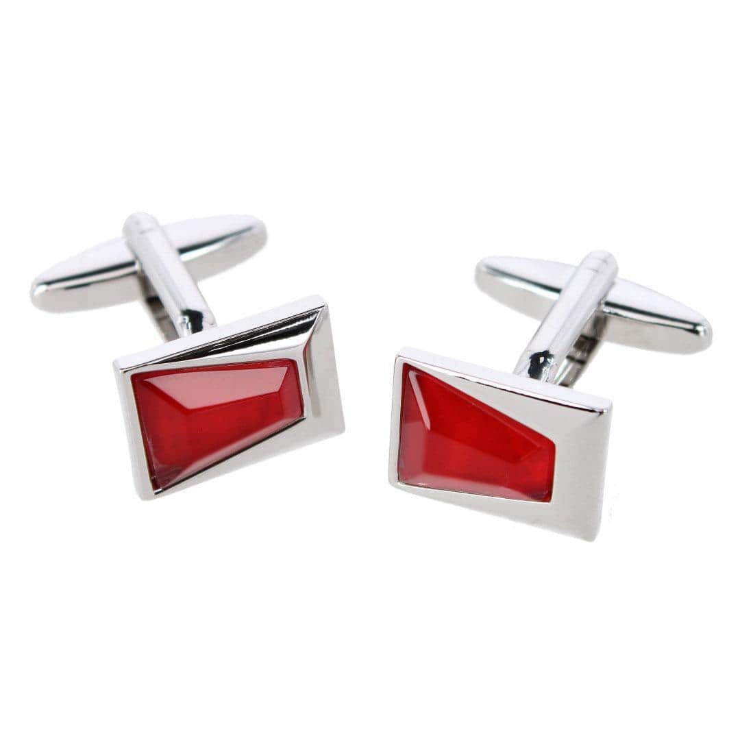 Reginal Rectangular Dapper Stone Cufflinks - Image 4