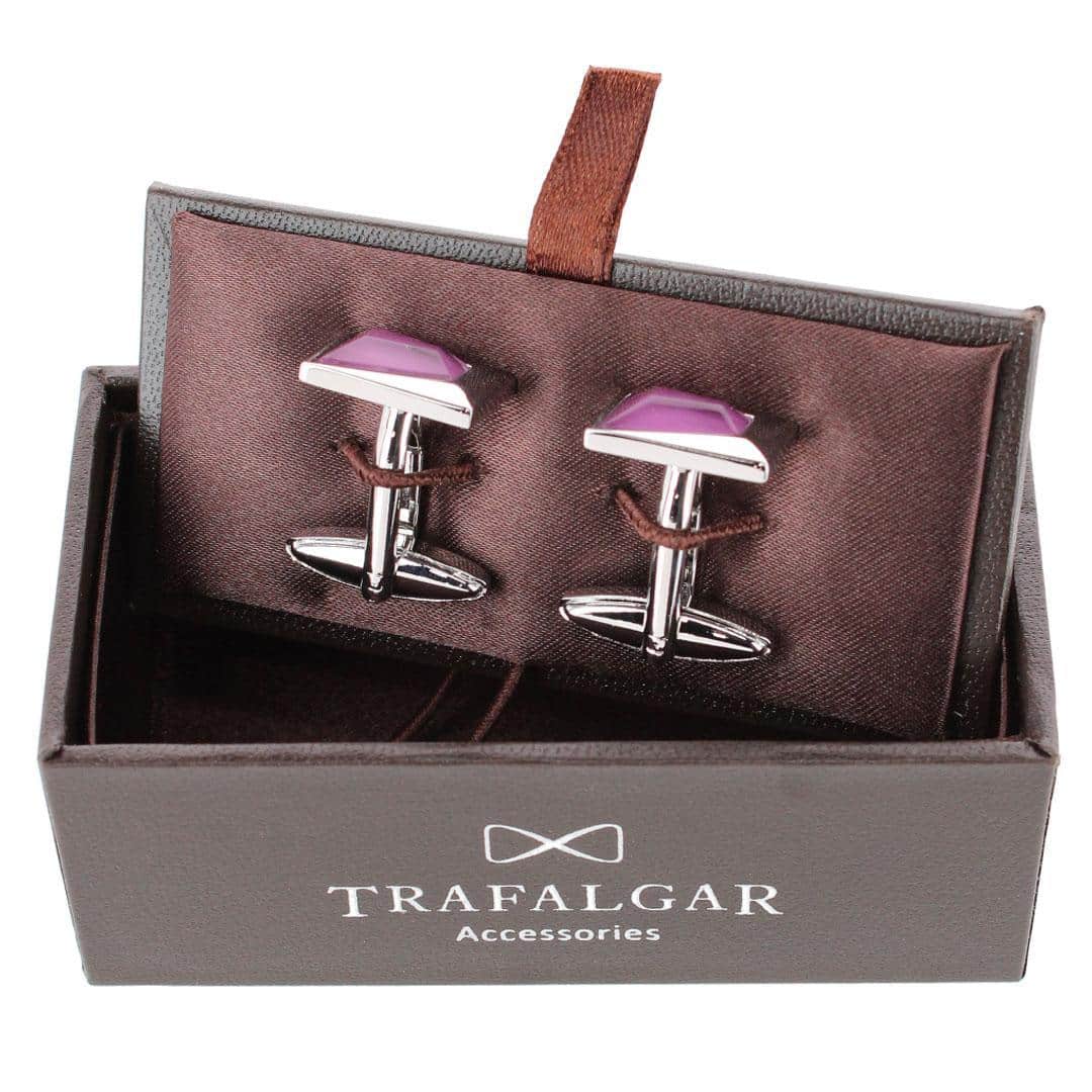 Reginal Rectangular Dapper Stone Cufflinks - Image 6