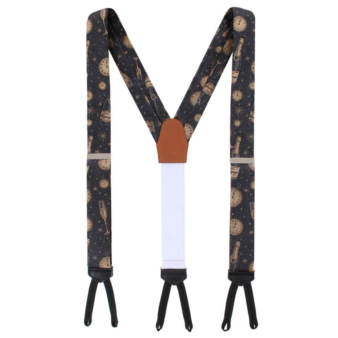 Resolutions Countdown Novelty Silk Formal End Braces - Image 3