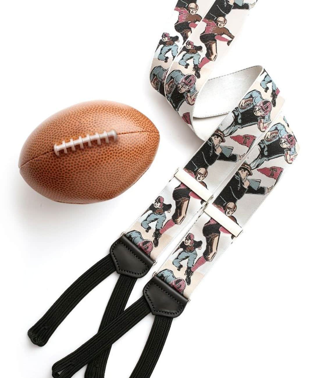 Retro Pattern Leatherheads Limited Run Silk Braces - Image 5
