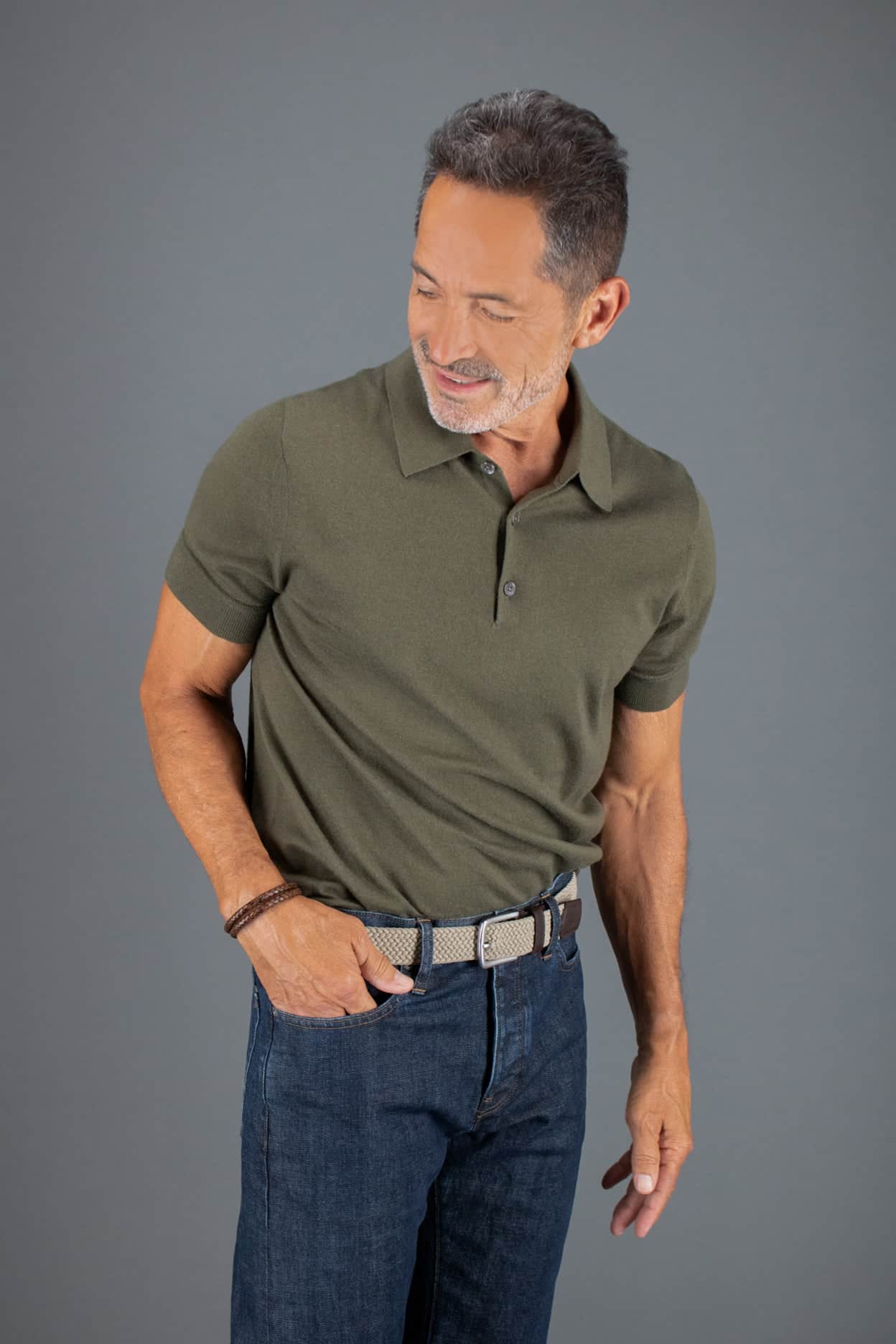Riverside Solid Stretch Weave Belt - Image 19