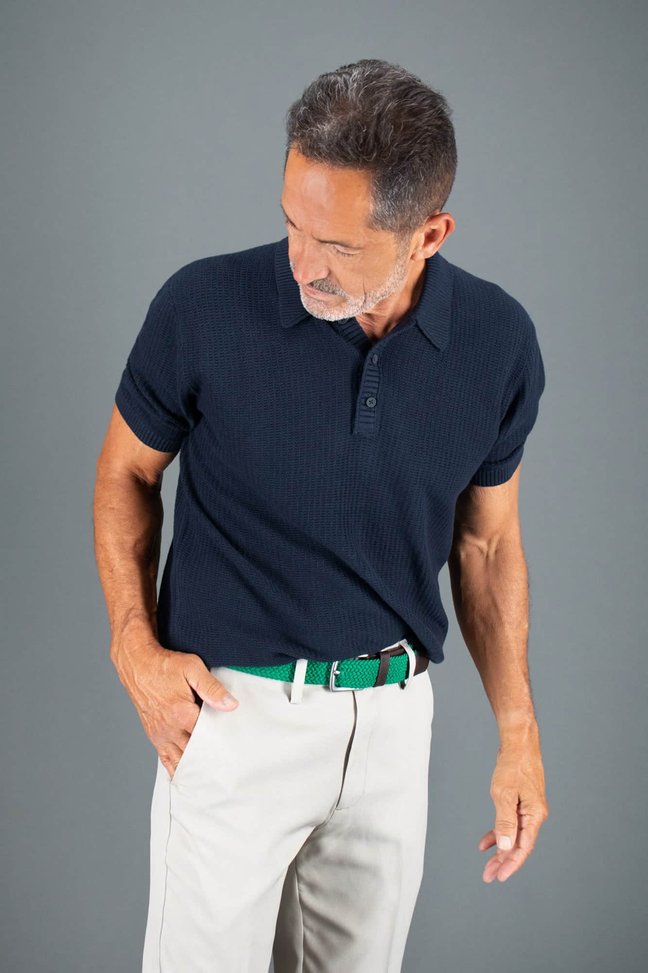 Riverside Solid Stretch Weave Belt - Image 23