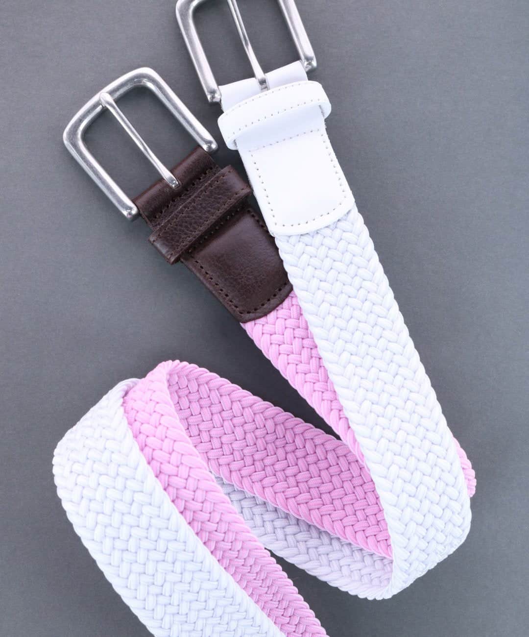 Riverside Solid Stretch Weave Belt - Image 32