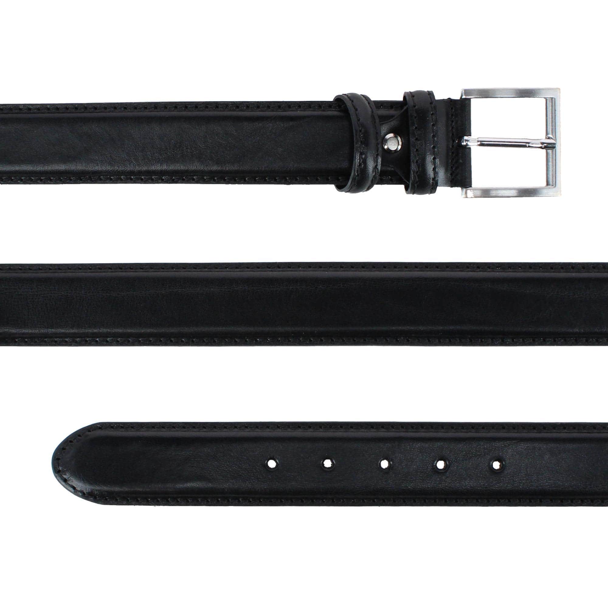 Rocco 40mm Premium Italian Leather Contrast Stitch Jean Belt - Image 5