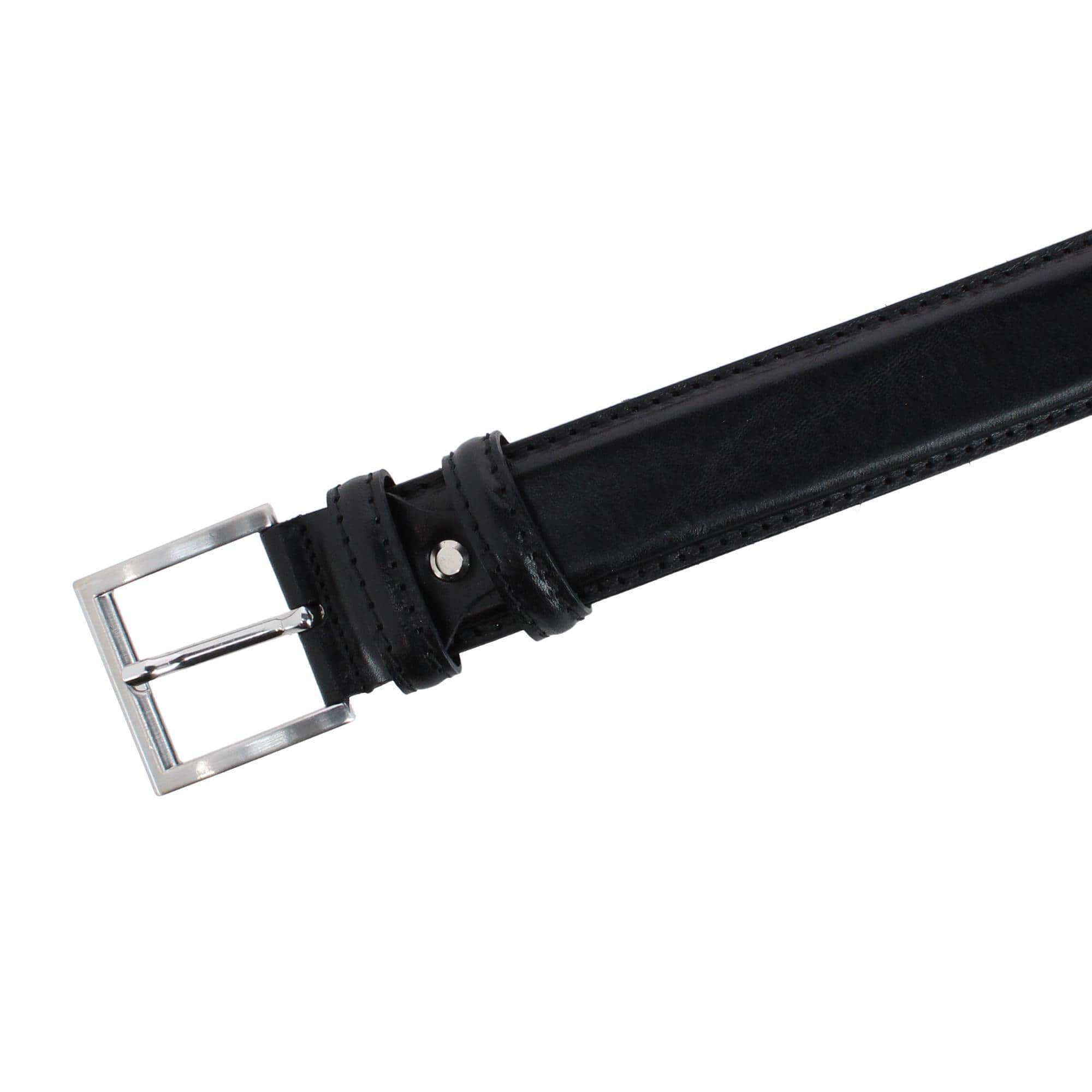 Rocco 40mm Premium Italian Leather Contrast Stitch Jean Belt - Image 6