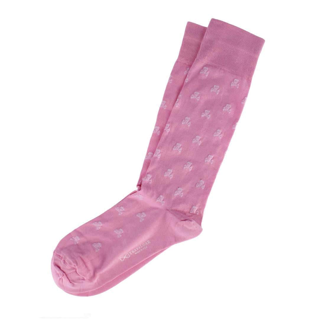 Rodger Skull and Cross Bones Mercerized Cotton Mid-Calf Socks - Image 13