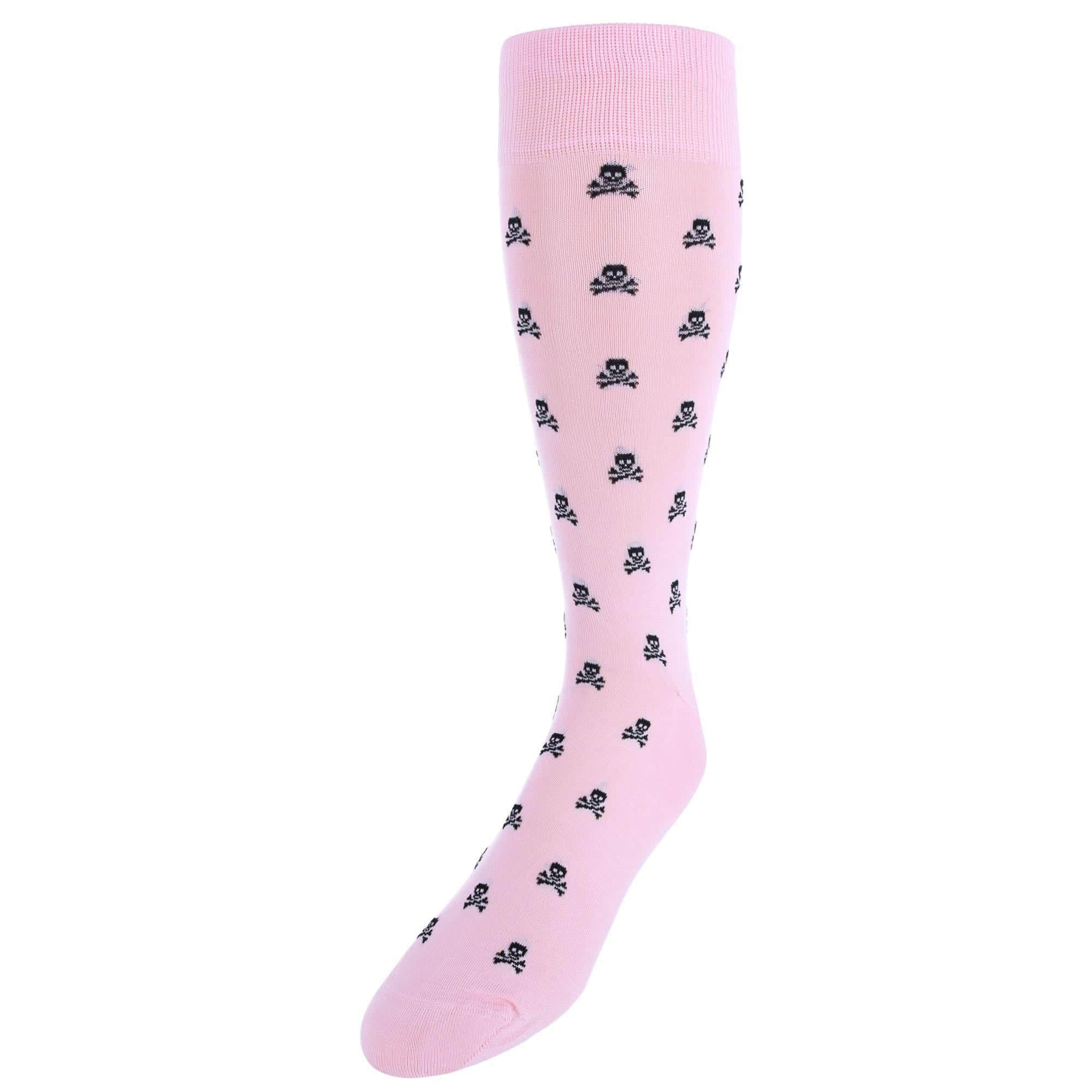Rodger Skull and Cross Bones Mercerized Cotton Mid-Calf Socks - Image 3