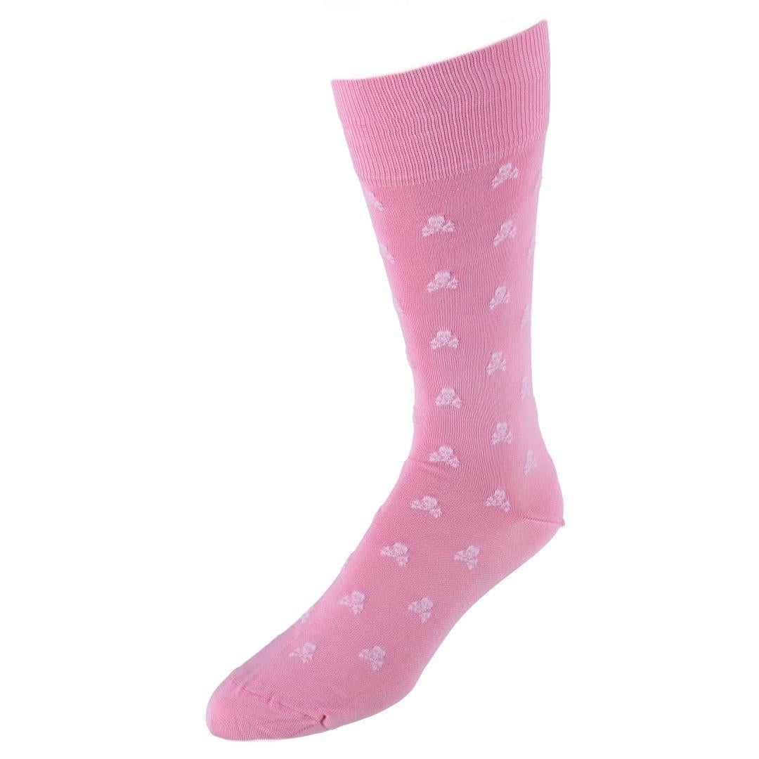 Rodger Skull and Cross Bones Mercerized Cotton Mid-Calf Socks - Image 7