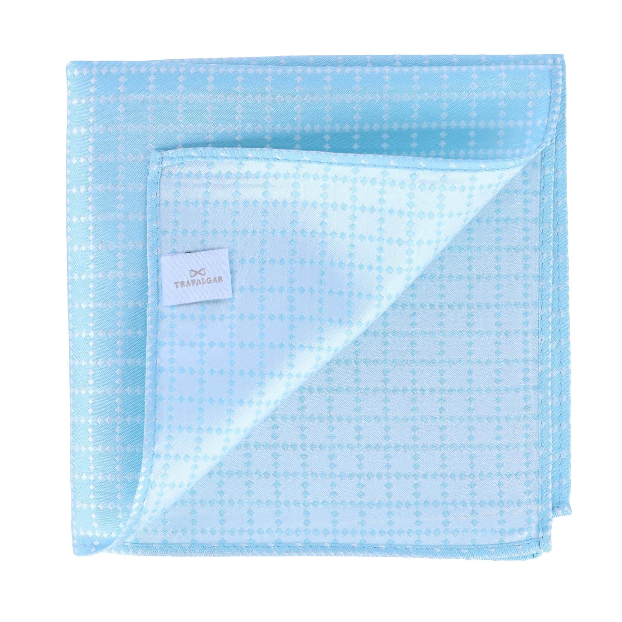 Rowan Geometric Pattern 12 x 12 Silk Pocket Square Set - Image 5