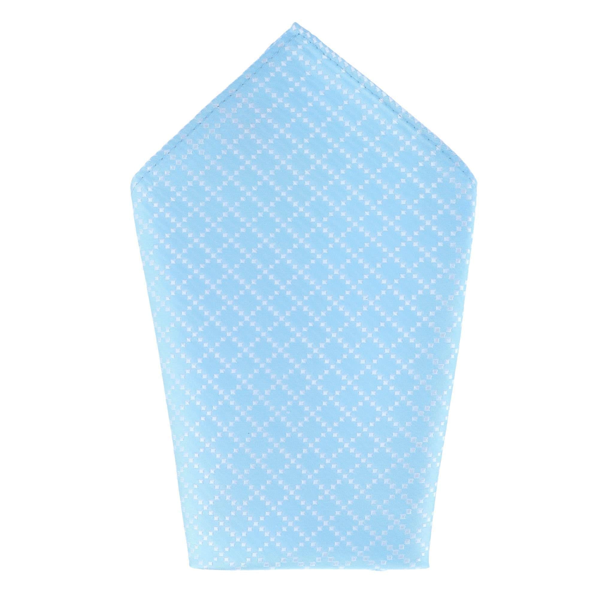 Rowan Geometric Pattern 12x12 Silk Pocket Square - Image 4