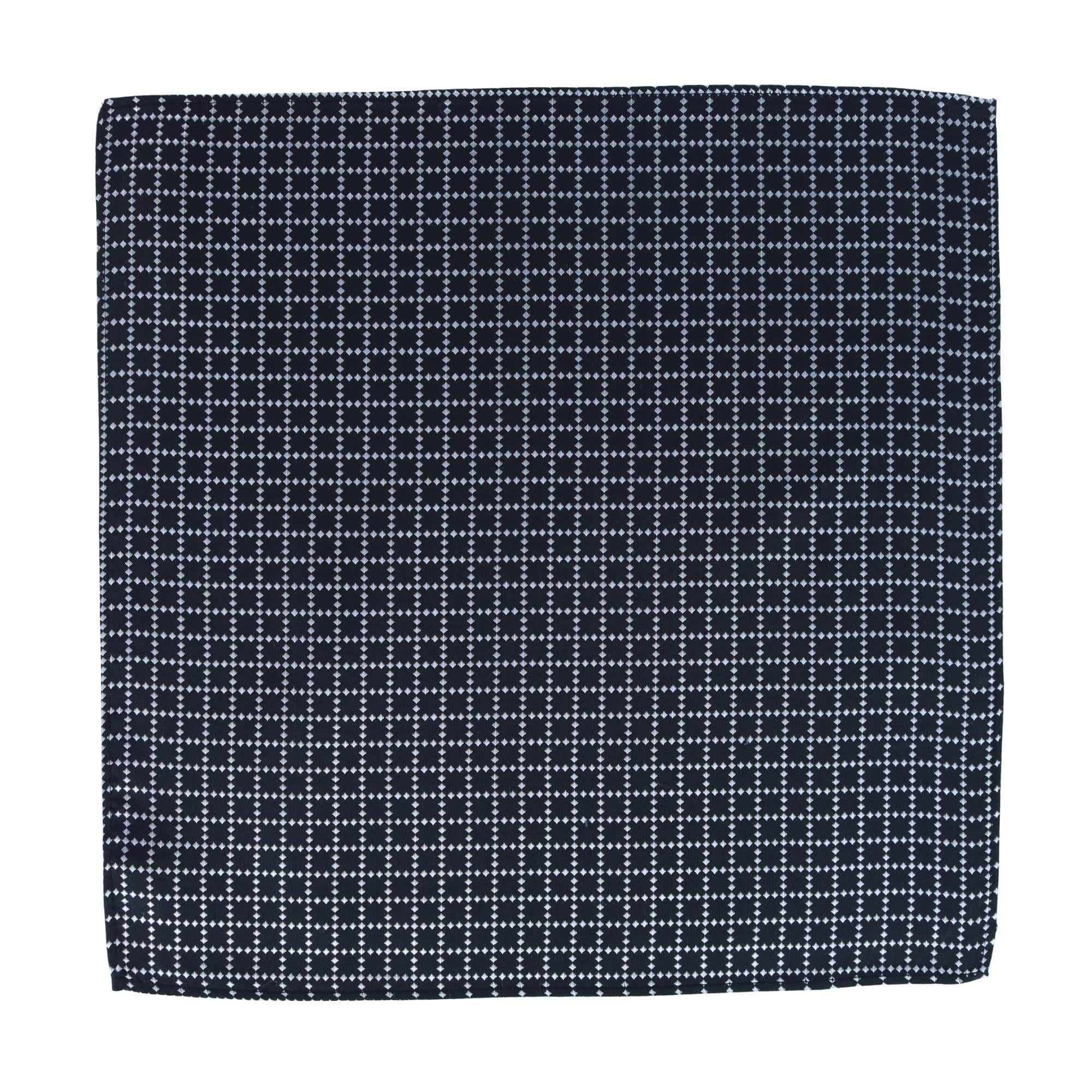 Rowan Geometric Pattern 12x12 Silk Pocket Square - Image 6