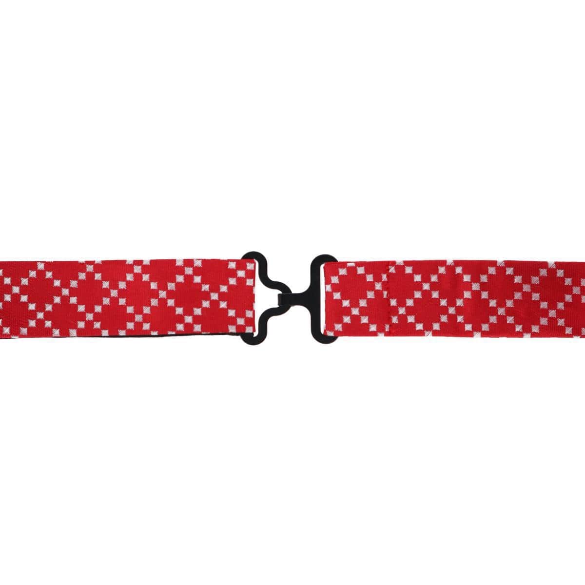 Rowan Geometric Pattern Silk Bow Tie - Image 21