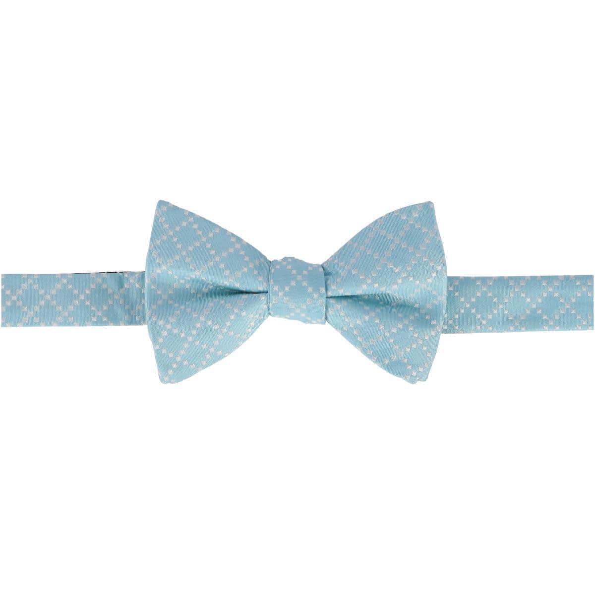 Rowan Geometric Pattern Silk Bow Tie - Image 4