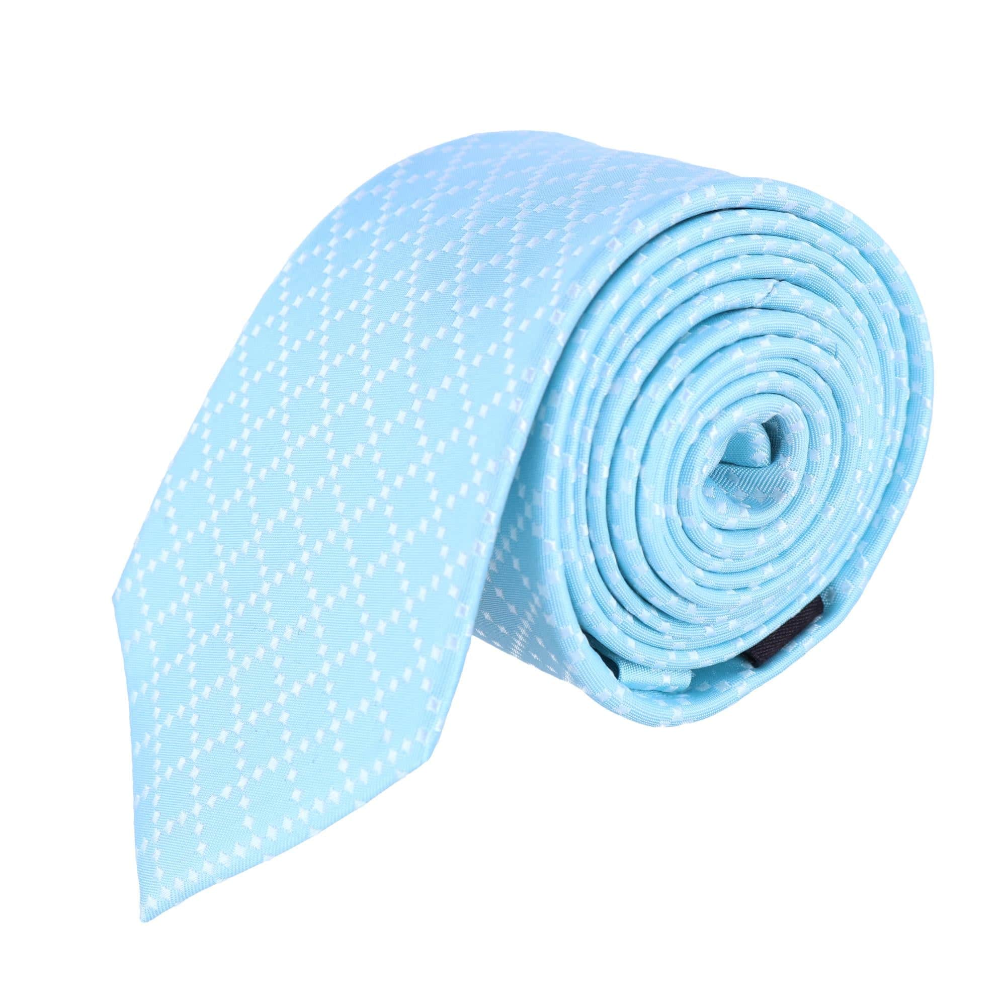 Rowan Geometric Pattern Silk Necktie - Image 4