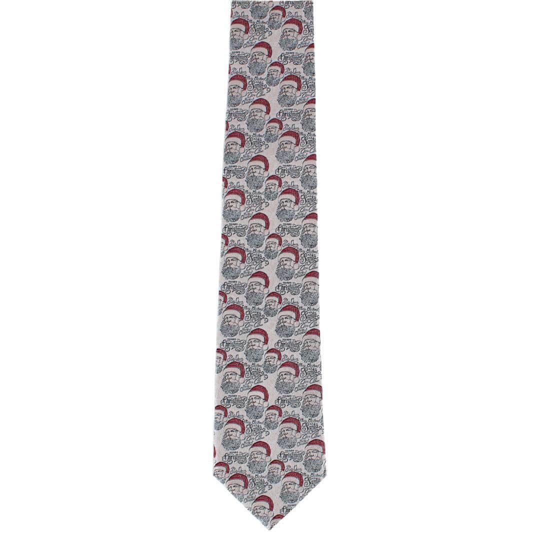 Santa Claus Is Watching Silk Novelty Necktie - Image 4