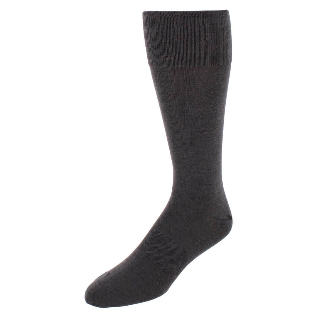 Santana Solid Colored Mid-Calf Merino Wool Socks (1 Pair) - Image 3