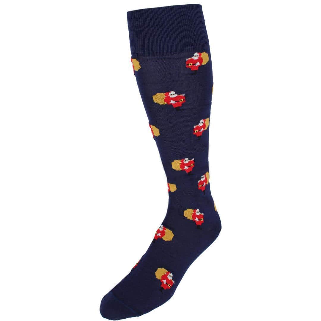 Santa's Delivery Novelty Over The Calf Mercerized Cotton Sock (1 Pair) - Image 3