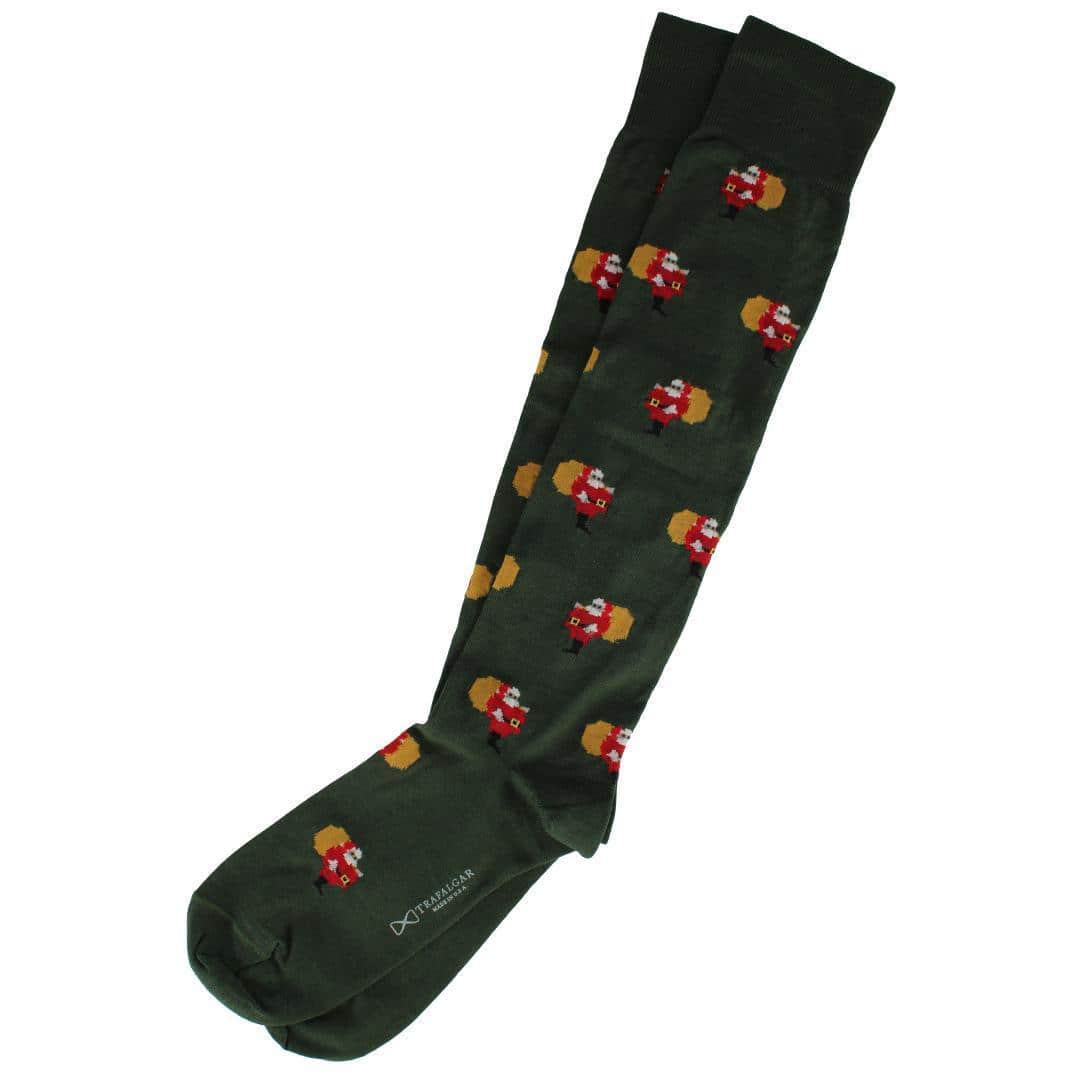 Santa's Delivery Novelty Over The Calf Mercerized Cotton Sock (1 Pair) - Image 4
