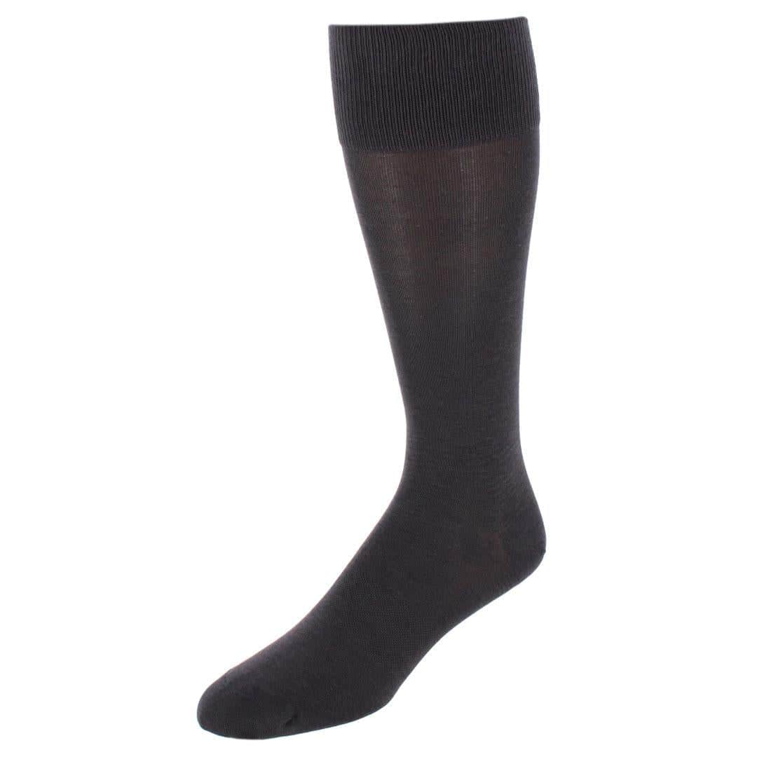 Sasha Solid Colored Mid-Calf Pima Cotton Socks (1 Pair) - Image 3