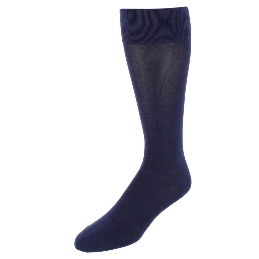 Sasha Solid Colored Mid-Calf Pima Cotton Socks (1 Pair) - Image 4