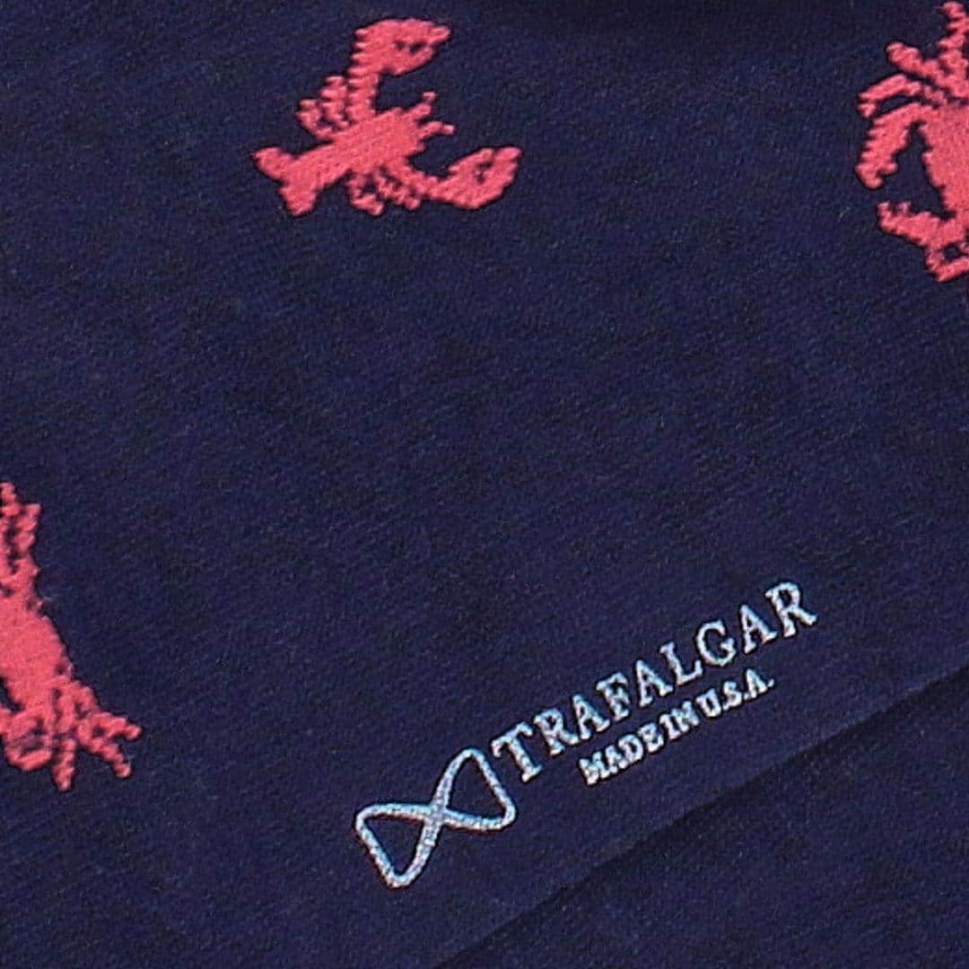 Sea Life Ahoy Over The Calf Pima Cotton Novelty Dress Socks (1 Pair) - Image 4