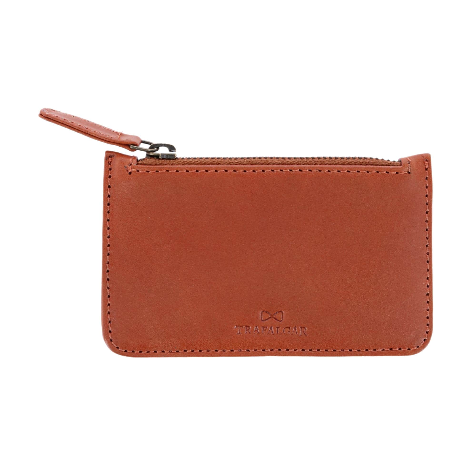 Sergio Front Pocket Leather Zipper Pouch - Image 2