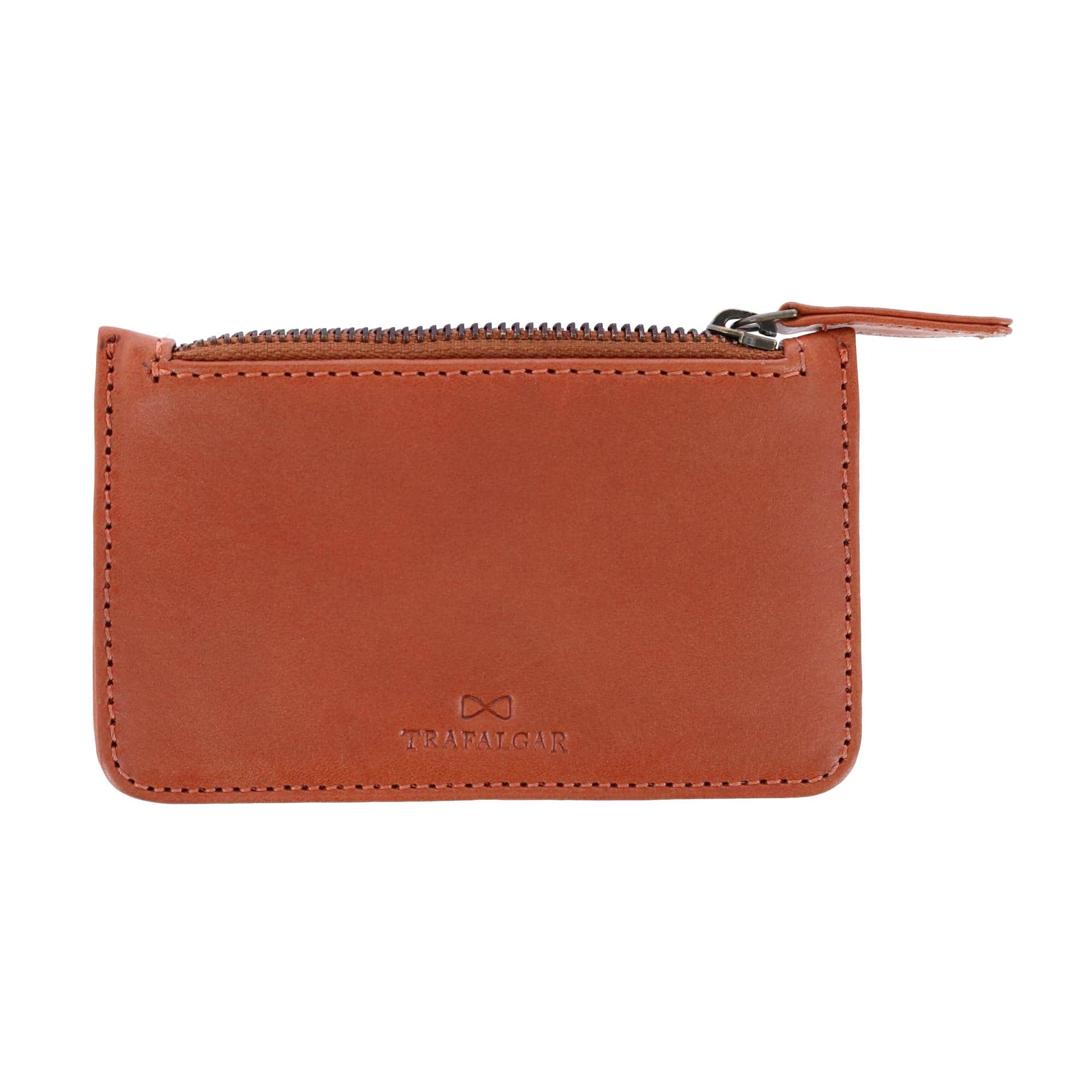 Sergio Front Pocket Leather Zipper Pouch - Image 4