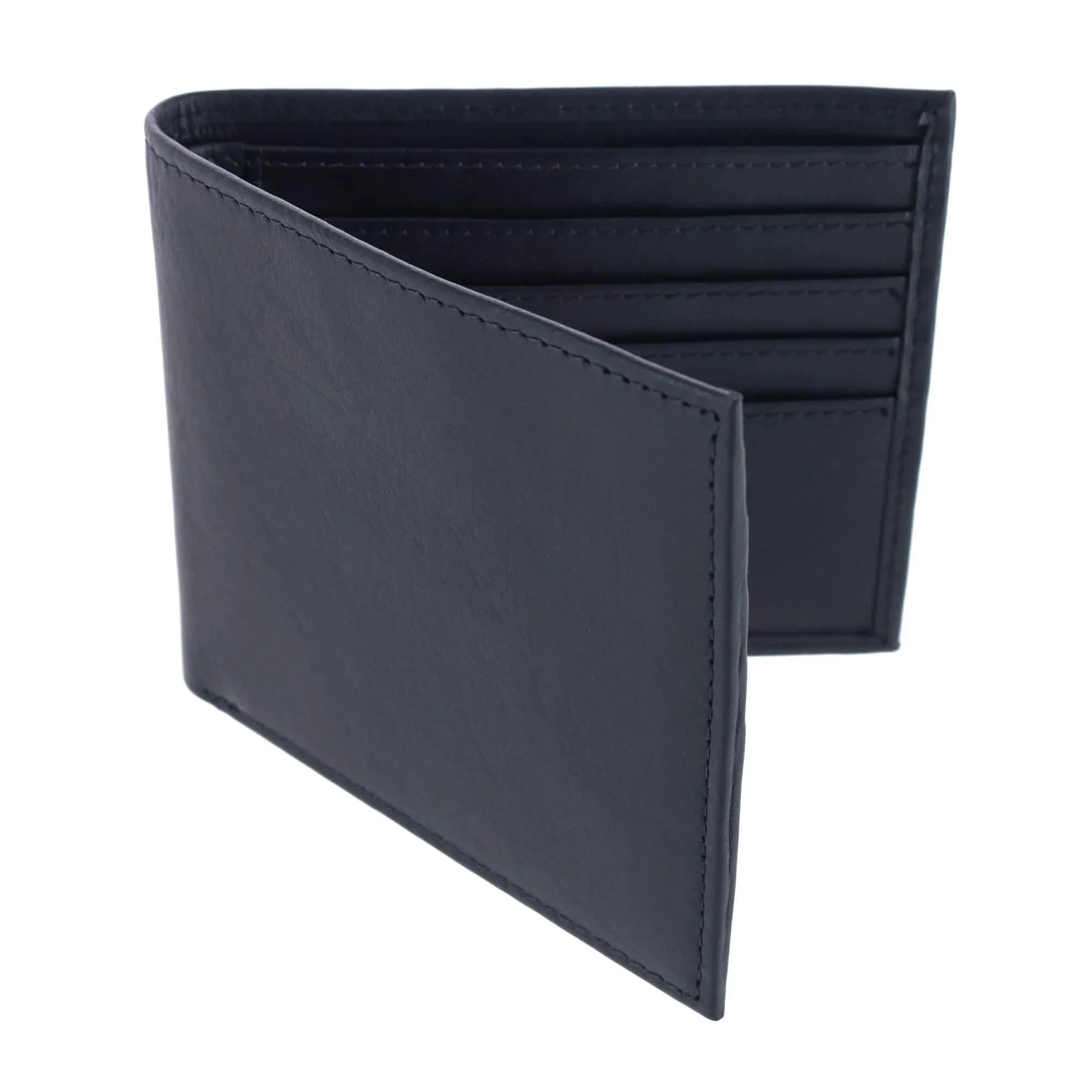 Sergio Genuine Leather 8-Slot Bi-Fold RFID Wallet - Image 4