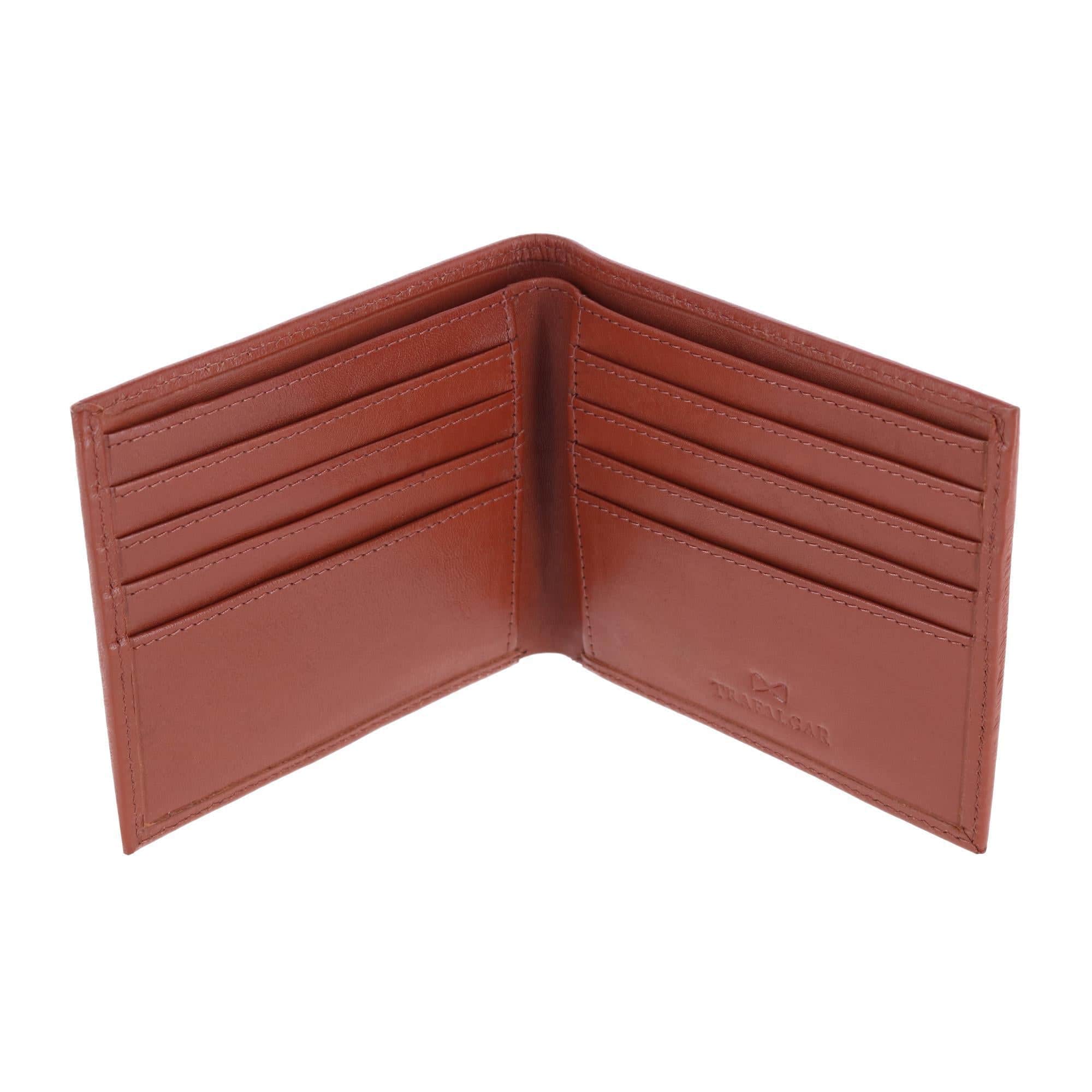 Sergio Genuine Leather 8-Slot Bi-Fold RFID Wallet - Image 5
