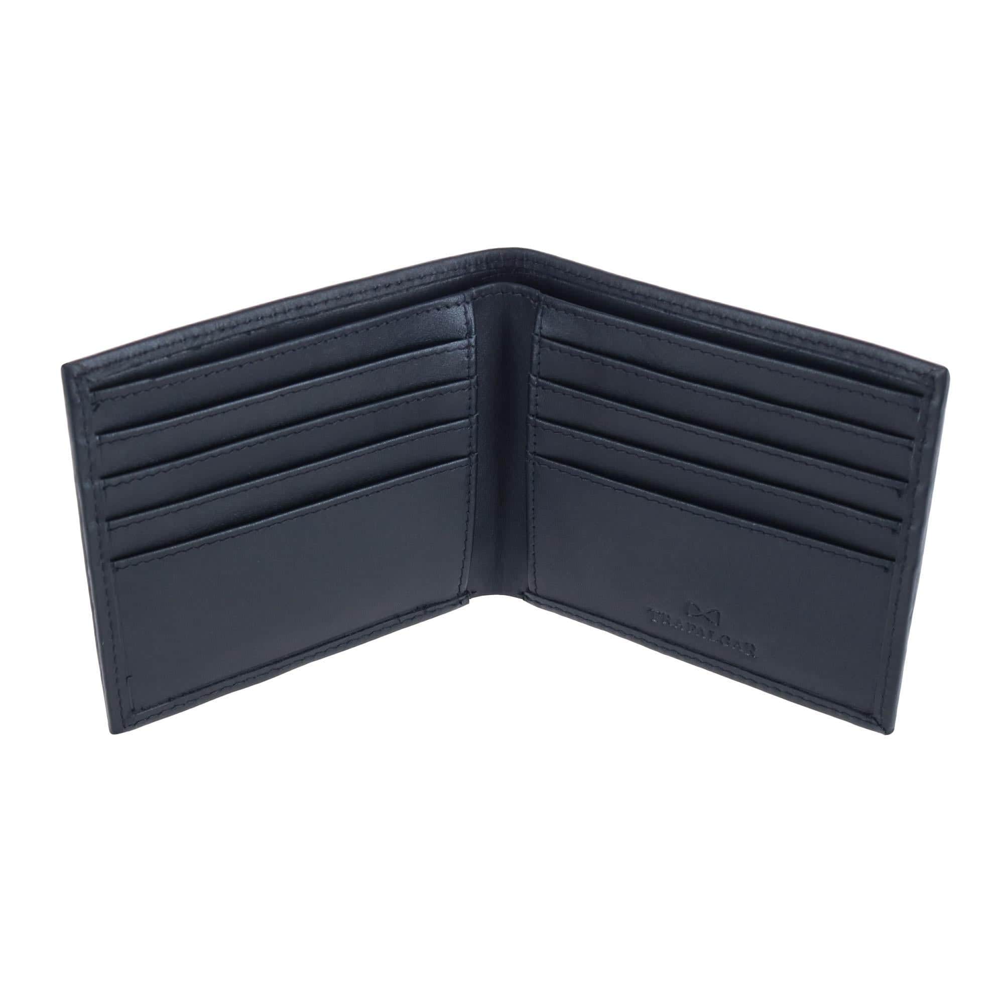 Sergio Genuine Leather 8-Slot Bi-Fold RFID Wallet - Image 6