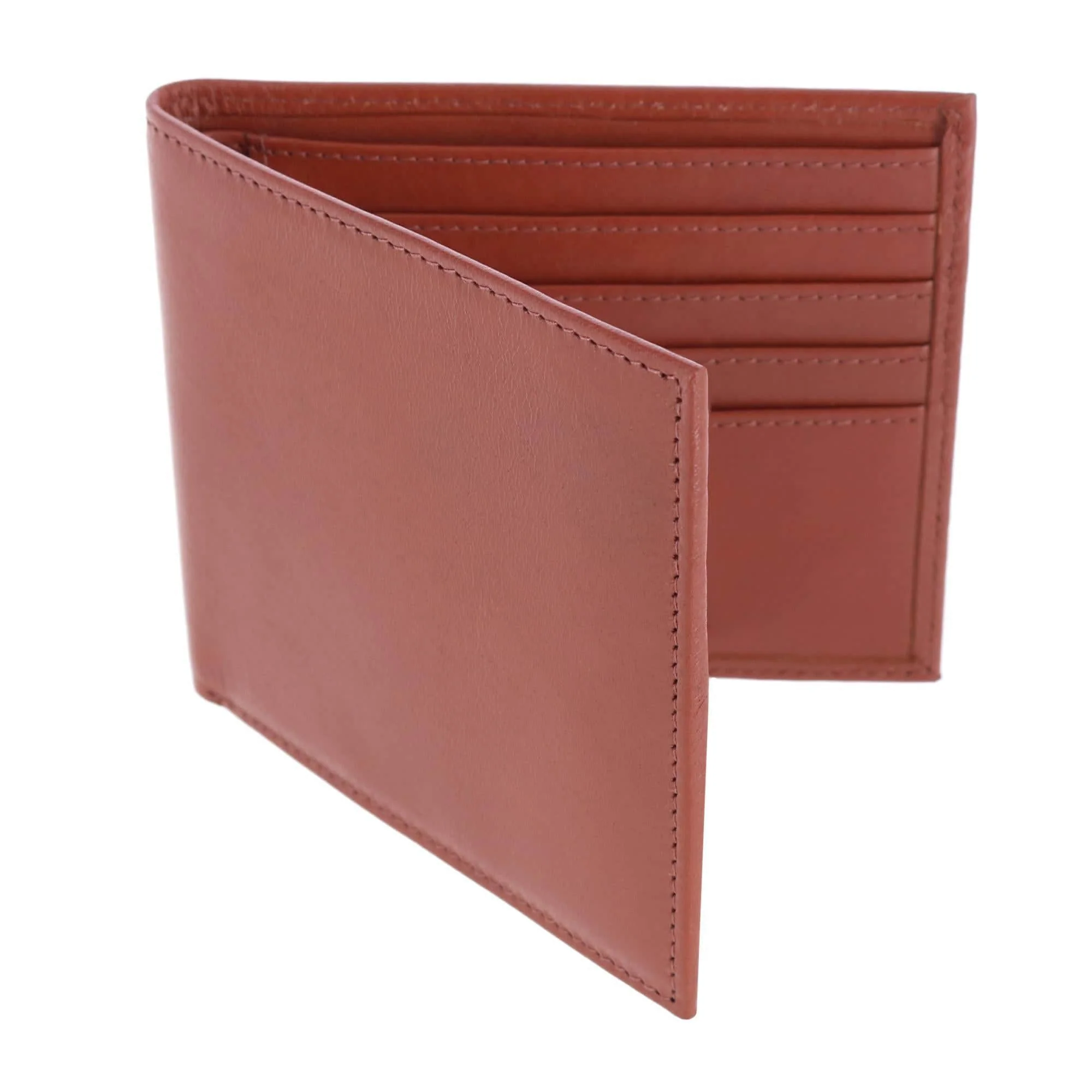 Sergio Genuine Leather 8-Slot Bi-Fold RFID Wallet - Image 7