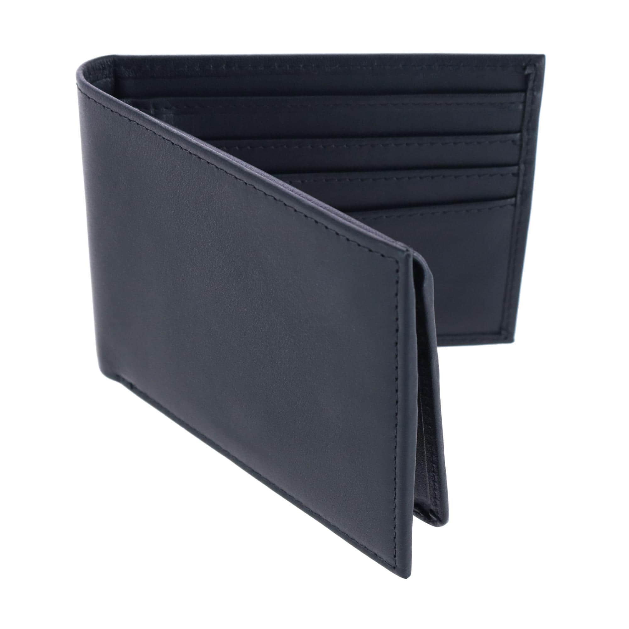 Sergio Genuine Leather RFID Bi-Fold Passcase Wallet - Image 4