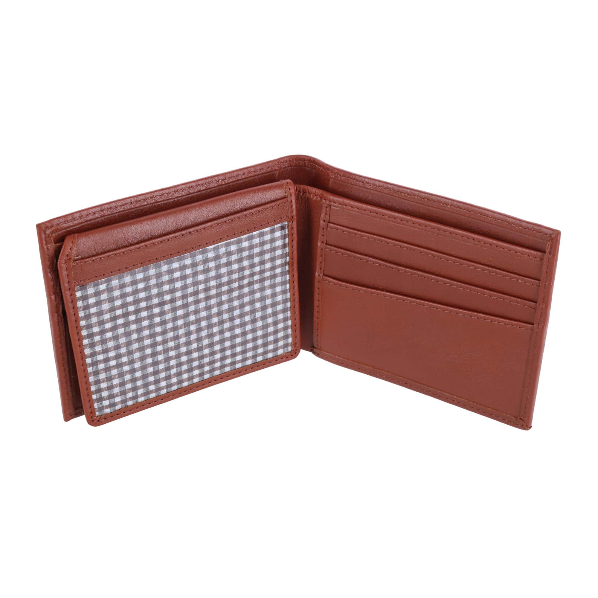 Sergio Genuine Leather RFID Bi-Fold Passcase Wallet - Image 5
