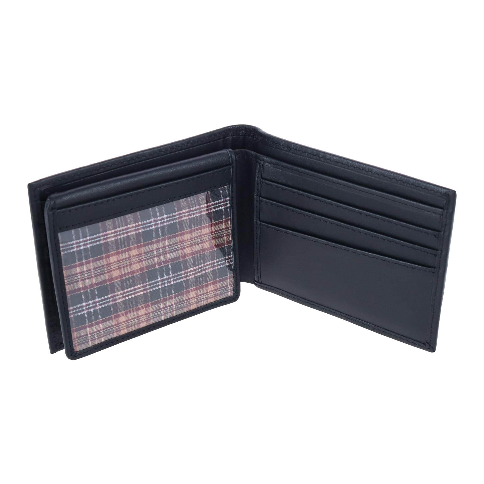 Sergio Genuine Leather RFID Bi-Fold Passcase Wallet - Image 6