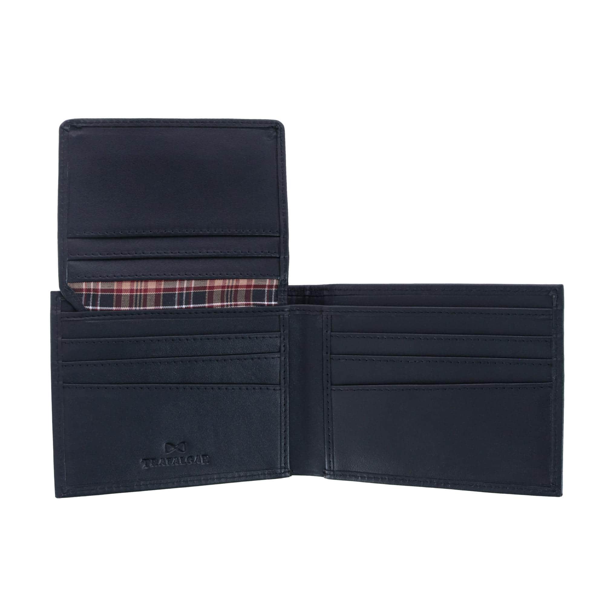 Sergio Genuine Leather RFID Bi-Fold Passcase Wallet - Image 8