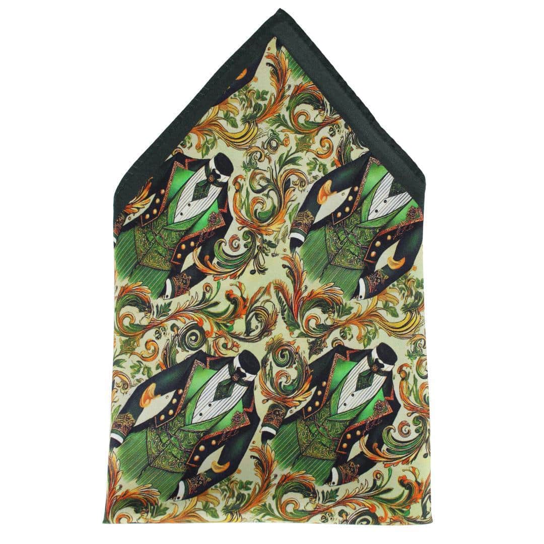 Shall We Dance Silk Novelty 12x12 Pocket Square - Image 2