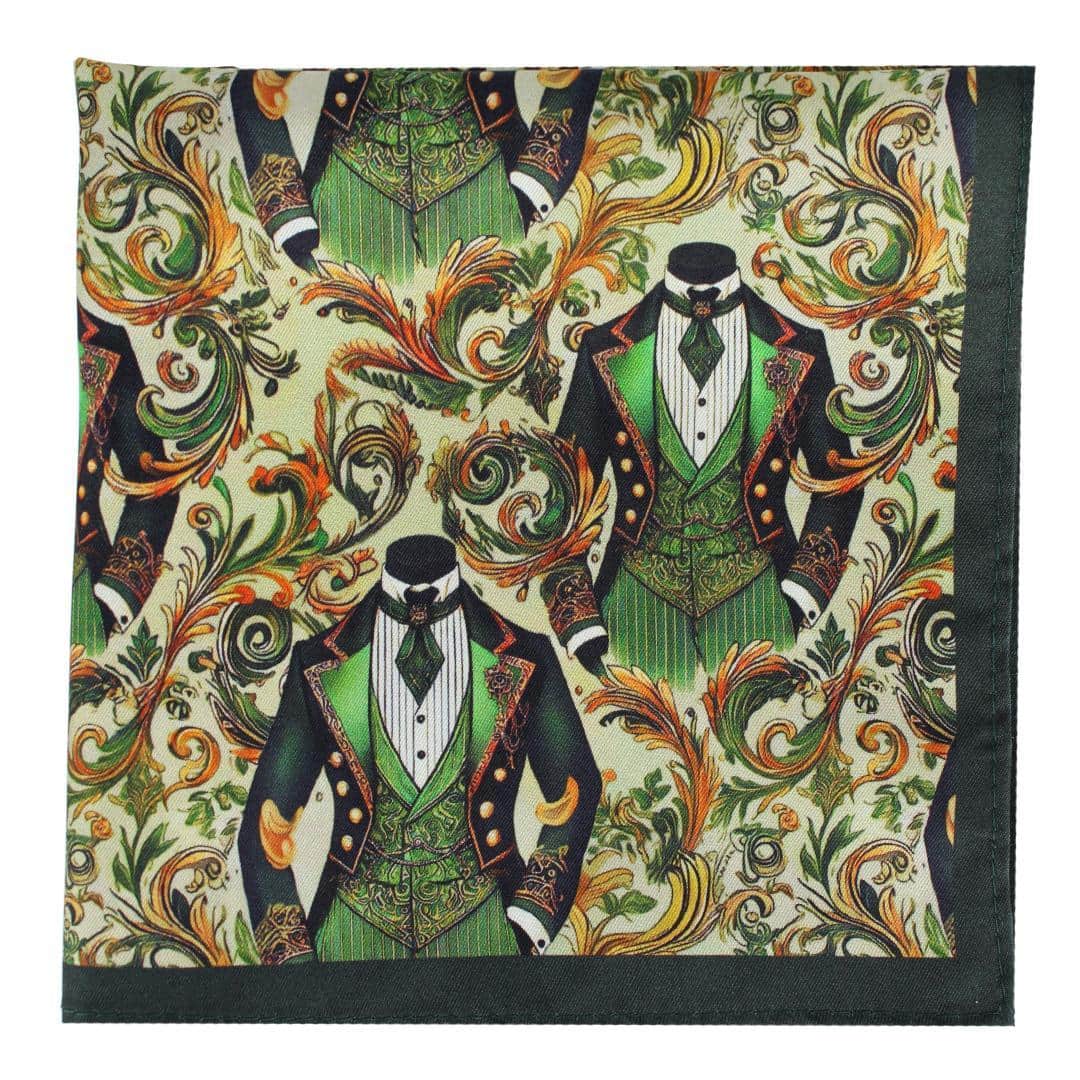 Shall We Dance Silk Novelty 12x12 Pocket Square - Image 3