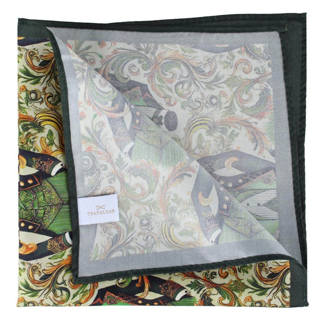 Shall We Dance Silk Novelty 12x12 Pocket Square - Image 4