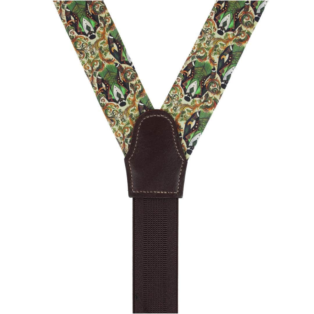 Shall We Dance Silk Novelty Button End Braces - Image 4