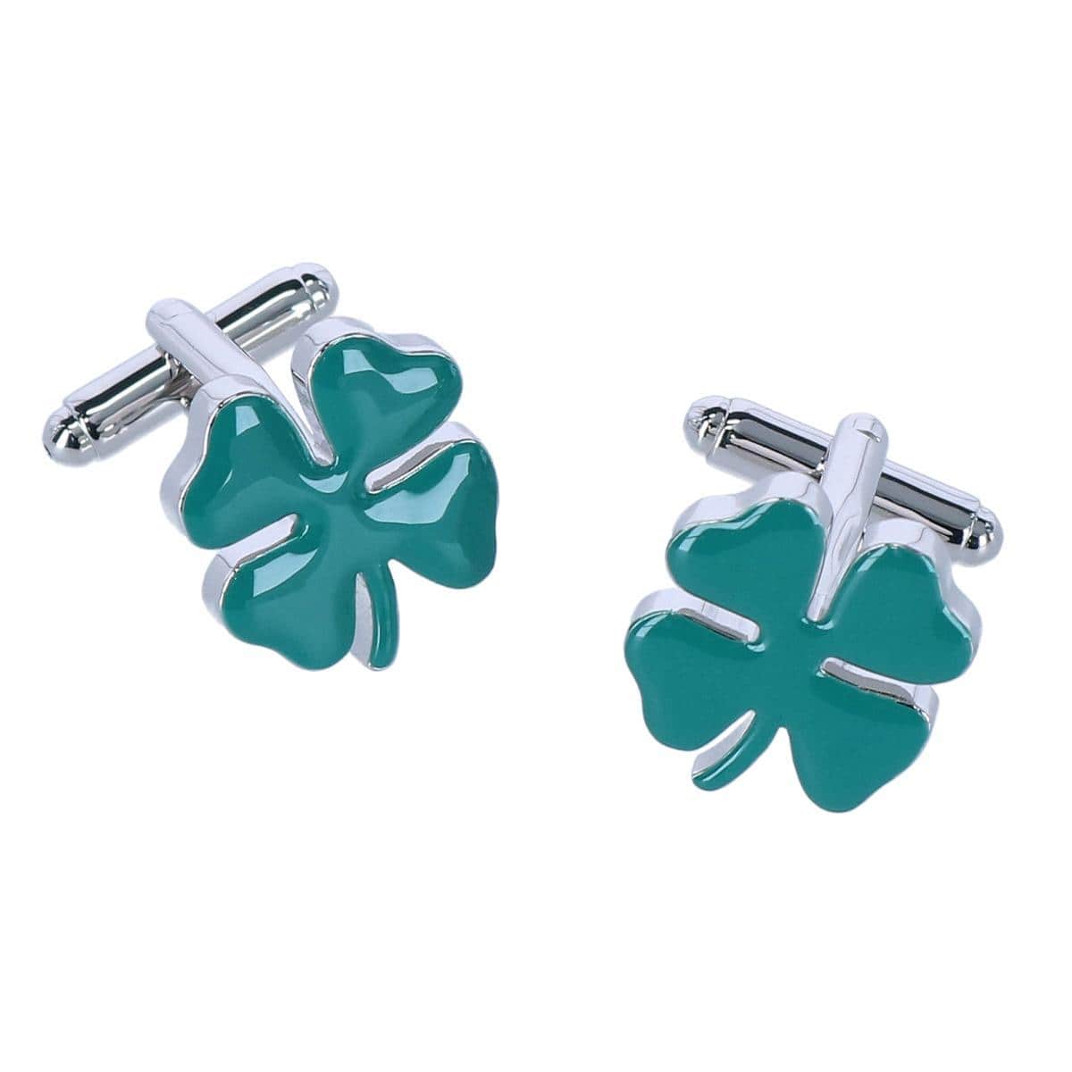 Shay Shamrock Novelty Cufflinks and Lapel Pin Set - Image 3