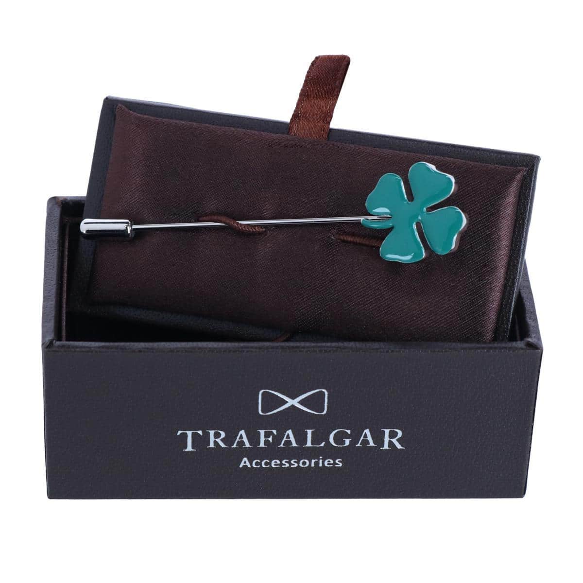 Shay Shamrock Novelty Cufflinks and Lapel Pin Set - Image 6