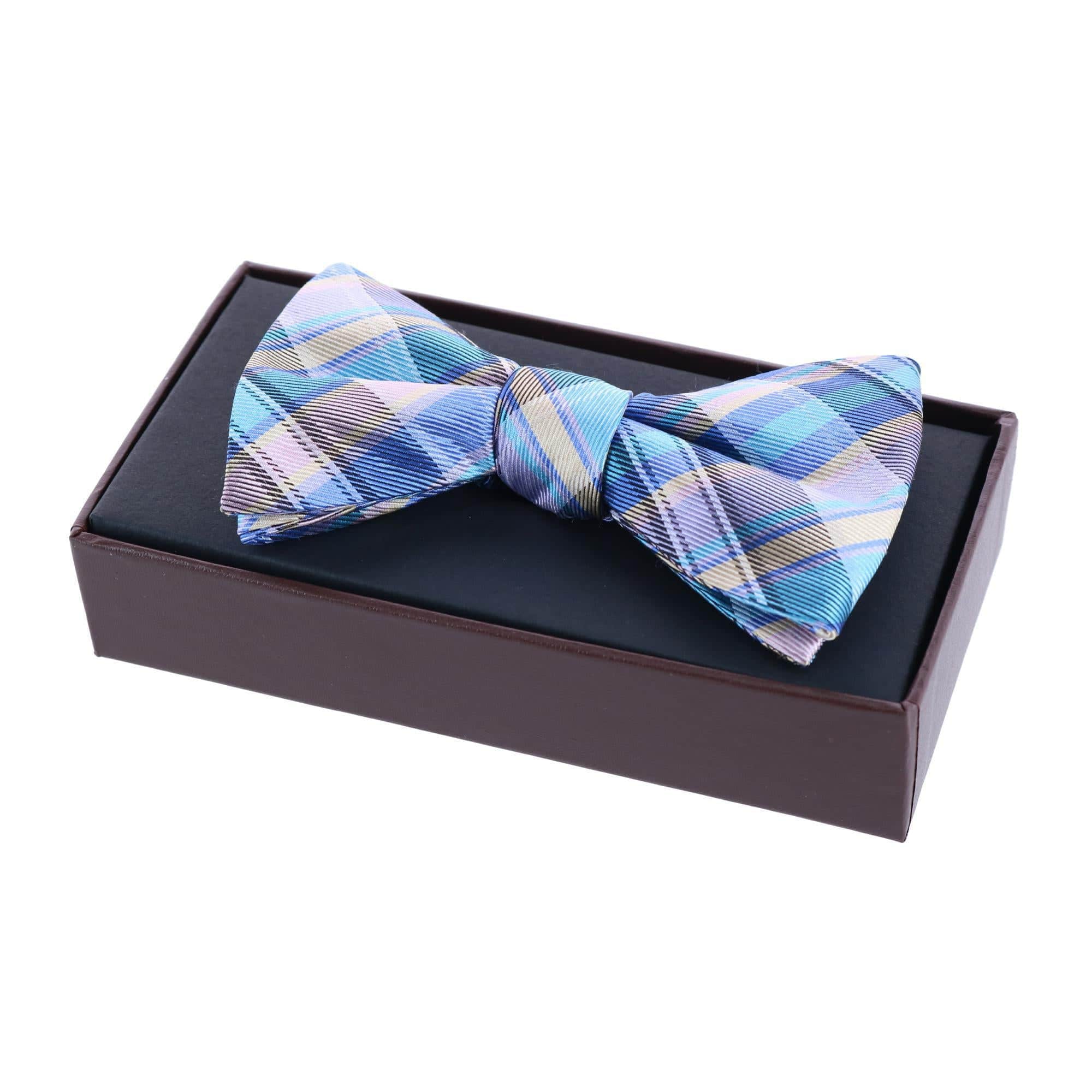 Sherwood Plaid Silk Bow Tie - Image 11
