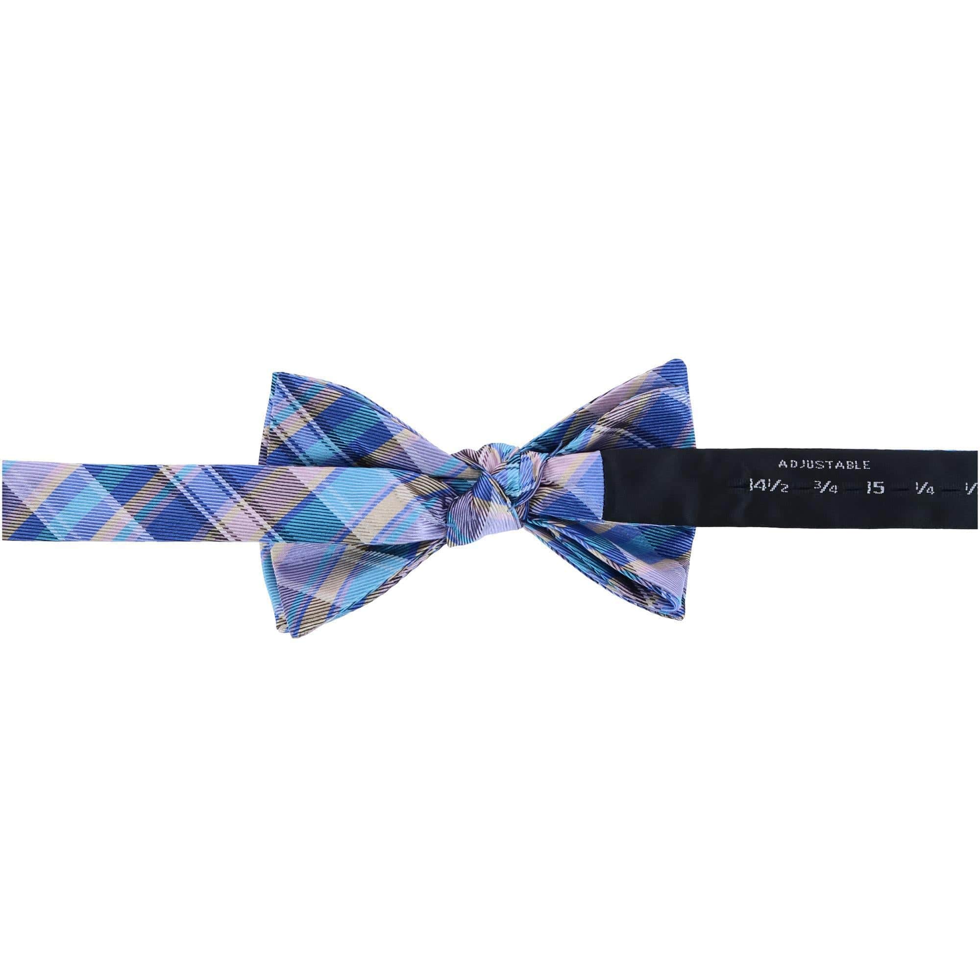 Sherwood Plaid Silk Bow Tie - Image 5