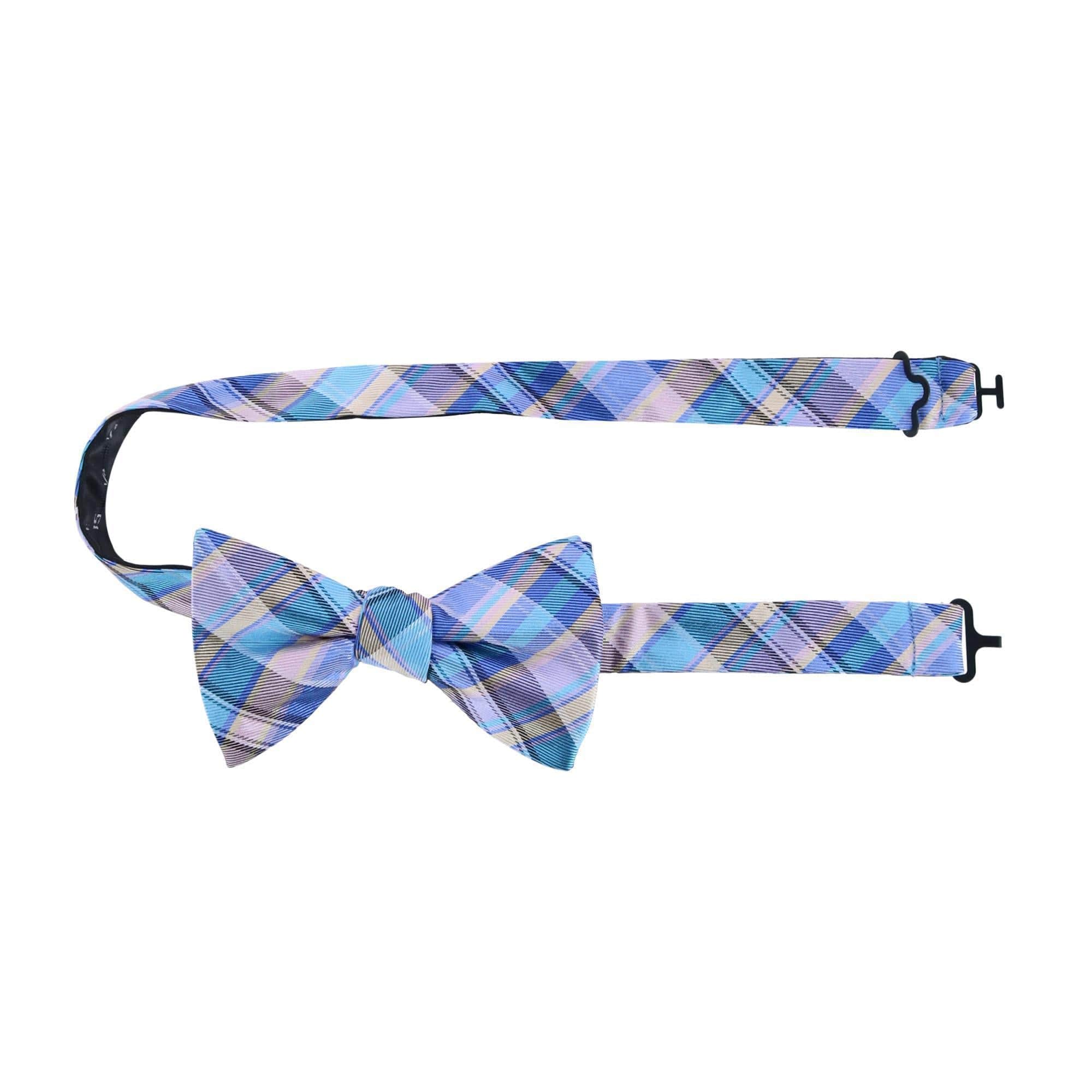 Sherwood Plaid Silk Bow Tie - Image 7