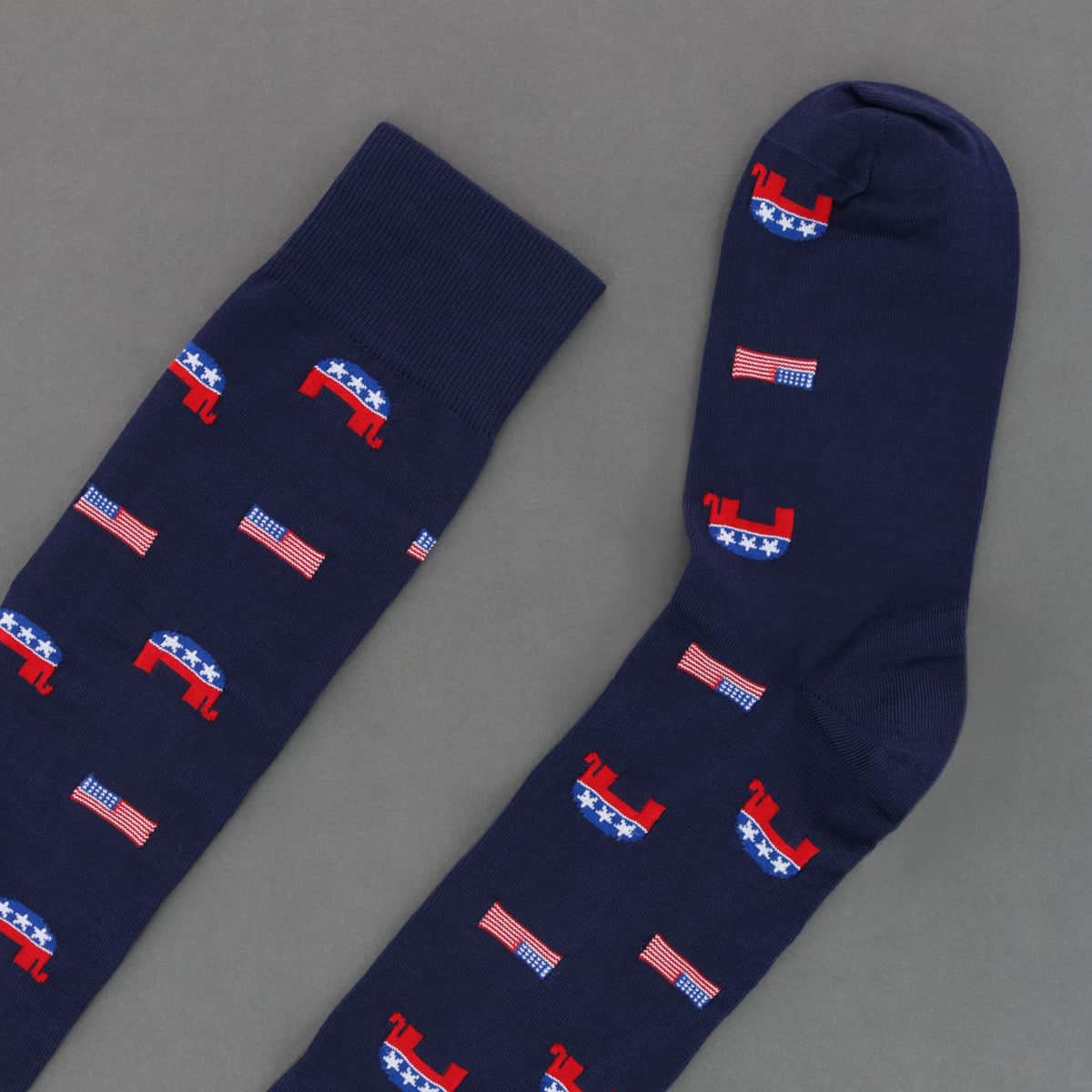 Show Your Support Political Party Over The Calf Socks (1 Pair) - Image 5